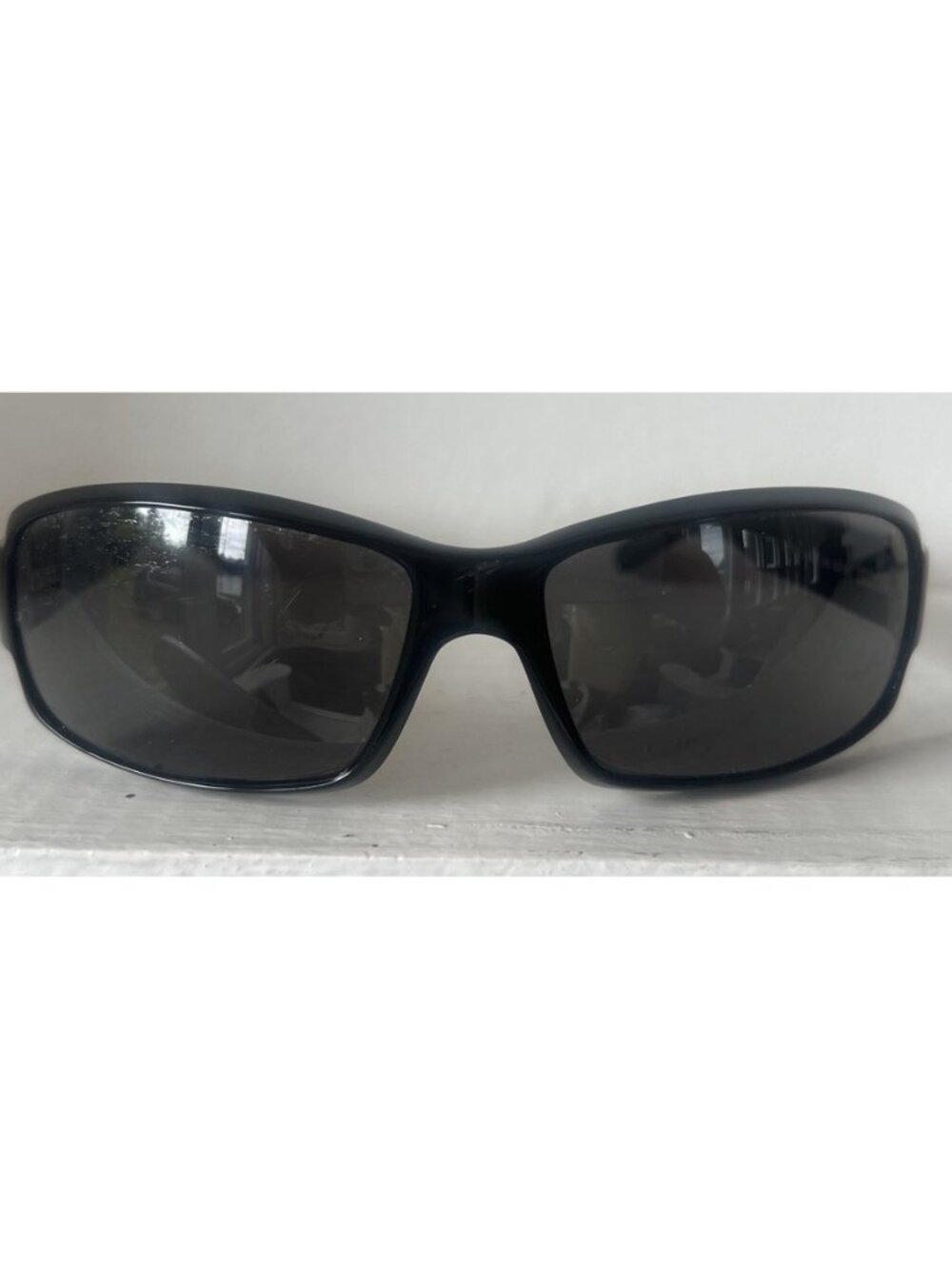 Vintage Gucci GG 1445/S Black Wrap Sunglasses + Case